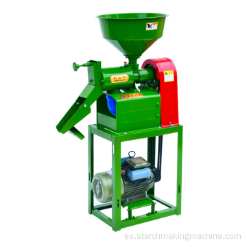 Mini maquinaria de molino de arroz semi hervido de 500 kg por hora